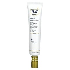 RoC, Retinol Correxion, щоденний зволожуючий засіб для глибоких зморшок, SPF 30, 1 рідка унція (30 мл)