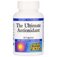 Максимальний антиоксидант з альфа-ліпоєвою кислотою і лютеїном Natural Factors (The Ultimate Antioxidant with Alpha-Lipoic Acid and Lutein) 60 капсул