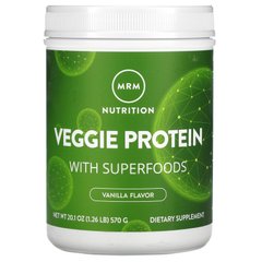 Протеїновий комплекс для веганів смак ванілі MRM (Veggie Protein) 570 г