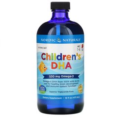 ДГК докозагексаєнова кислота для дітей зі смаком полуниці Nordic Naturals (Children's DHA Ages 1-6 Strawberry) 473 мл
