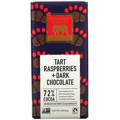 Чорний шоколад з малиною Endangered Species Chocolate (Dark Chocolate) 85 г