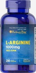L-аргинин, L-Arginine, Puritan's Pride, 1000 мг, 200 таблеток купить в Киеве и Украине