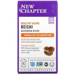 Гриби рейші New Chapter (Reishi) 500 мг 60 капсул