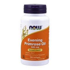 Олія вечірньої примули Now Foods (Evening Primrose Oil) 500 мг 100 капсул
