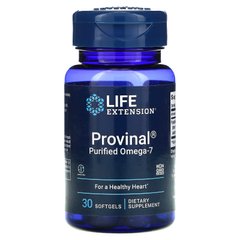 Омега-7, Provinal Purified Omega-7 from Purified Fish Oil, Life Extension, 30 гелевих капсул