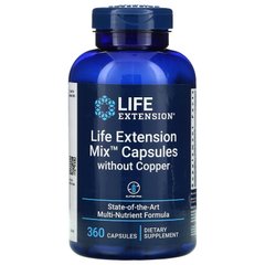 Мульти-поживна формула з додаванням ніацину Life Extension 360 капсул