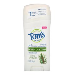 Дезодорант без алюмінію, довго тримається, лісовий запах, Tom's of Maine, 225 унцій (64 г)