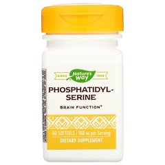 Фосфатидилсерин Nature's Way (Phosphatidylserine) 500 мг 60 капсул