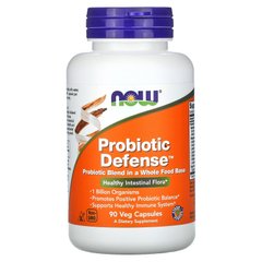 Пробиотики Now Foods (Probiotic Defense) 13 штаммов КОЭ 90 капсул купить в Киеве и Украине