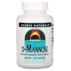 D-Манноза Source Naturals (D-Mannose) 500 мг 60 капсул купить в Киеве и Украине