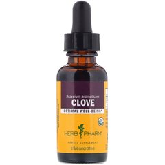 Гвоздика екстракт органік Herb Pharm (Clove) 30 мл