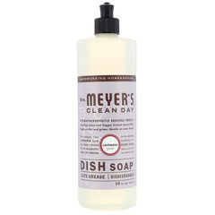 Рідина для миття посуду з ароматом лаванди, Liquid Dish Soap, Mrs Meyers Clean Day, 473 мл