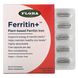 Flora, Ferritin +, ферритин (железо) на растительной основе, 30 веганских капсул с отсроченным высвобождением фото