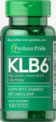 KLB6 Водоросли комплекс, KLB6 Kelp Complex, Puritan's Pride, 100 капсул купить в Киеве и Украине