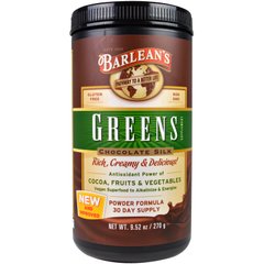 Органічна зелень Barlean's (Green Organics) 270 г зі смаком шоколаду