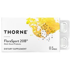Смесь пробиотиков для спортсменов Thorne Research (FloraSport 20B) 30 вегетарианских капсул купить в Киеве и Украине
