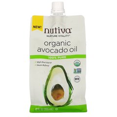 Органическое масло авокадо, 100% чистый продукт, Nutiva, 355 мл купить в Киеве и Украине