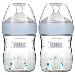 NUK, Simply Natural, дитячі пляшечки, повільний потік, для немовлят від народження, 2 шт., 150 мл (5 унцій)