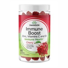Immune Boost with Acerola,Zinc,Vitamins C and D 60 Gummies Cherry (До 11.23)