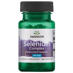 Селениум Комплекс, Selenium Complex, Swanson, 200 мкг 90 капсул