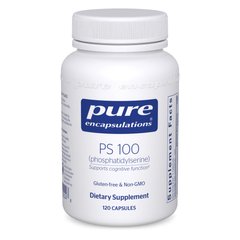 Фосфатидилсерин Pure Encapsulations (PS 100 Phosphatidylserine) 120 капсул купить в Киеве и Украине