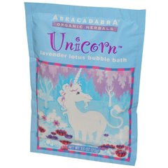 Unicorn, піна для ванни з лавандою і лотосом, Abra Therapeutics, 2,5 унції (71 г)