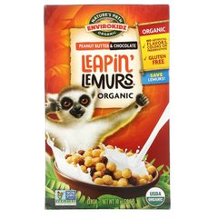 Nature's Path, Envirokidz Organic, пластівці Leapin 'Lemurs, арахісова олія та шоколад, 10 унцій (284 г)