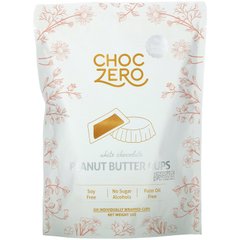 ChocZero, Чашки с арахисовым маслом из белого шоколада, 3 унции купить в Киеве и Украине