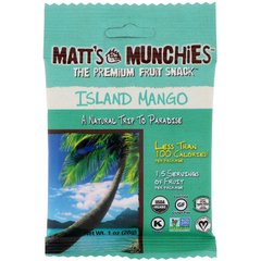 Манго с острова, Matt's Munchies, 12 пакетов, 1 унц. (28 г) каждый купить в Киеве и Украине
