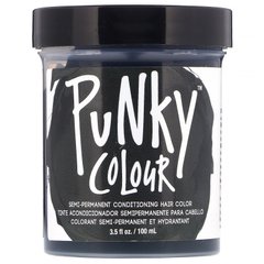 Напівперманентна кондиціонерна фарба для волосся, Ebony, Punky Color, 3,5 рідких унції (100 мл)