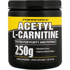 Ацетил-L-карнитин, Без ароматизаторов, Primaforce, 250 г купить в Киеве и Украине