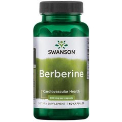 Барбарис, Berberine, Swanson, 400 мг, 60 капсул