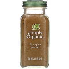 Порошок Five Spice, Simply Organic, 57 г купить в Киеве и Украине
