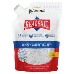 Redmond Trading Company, Настоящая соль, древняя кошерная морская соль, 16 унций (454 г) купить в Киеве и Украине