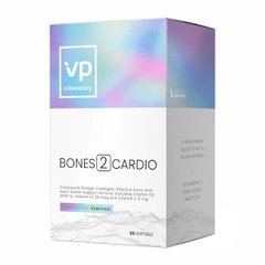 Витамины для костей и сердечно-сосудистой системы VPLab (Bones2Cardio) 60 мягких капсул купить в Киеве и Украине