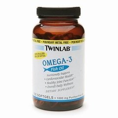 Омега-3 риб'ячий жир Twinlab (Omega-3 Fish oil) 100 капсул