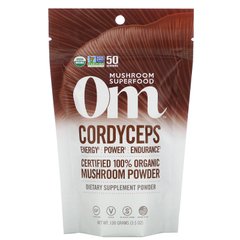 Кордицепс грибной порошок OM Organic Mushroom Nutrition (Cordyceps) 100 г купить в Киеве и Украине