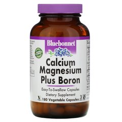 Кальций, магний и бор Bluebonnet Nutrition (Calcium Magnesium Plus Boron) 180 капсул купить в Киеве и Украине