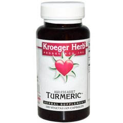 Куркума Kroeger Herb Co (Turmeric) 100 капсул