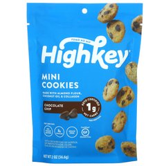 HighKey, Міні-печиво, шоколадна крихта, 2 унції (56,6 г)