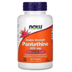 Пантетин Now Foods (Pantethine) 600 мг 60 капсул купить в Киеве и Украине