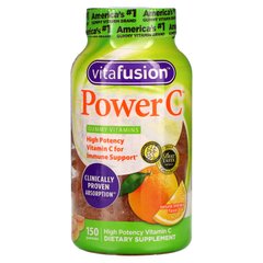 Power C, підтримка імунної системи, натуральний смак апельсина, VitaFusion, 150 жувальних таблеток