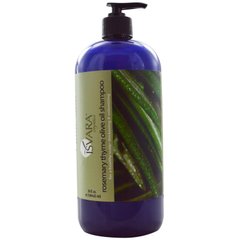 Шампунь для волосся, з розмарином, чебрецем і оливковою олією, Isvara Organics, 1,64 л