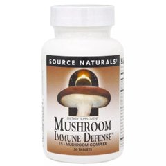 Комплекс из 15 разновидностей грибов Source Naturals (Mushroom Immune Defense) 30 таблеток купить в Киеве и Украине
