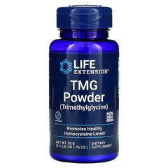 ТМГ Триметилглицин порошок Life Extension (TMG Powder Trimethylglycine) 50 г купить в Киеве и Украине