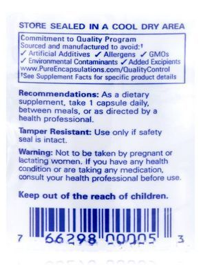 Вітаміни для надниркових залоз Pure Encapsulations (ADR Formula) 120 капсул