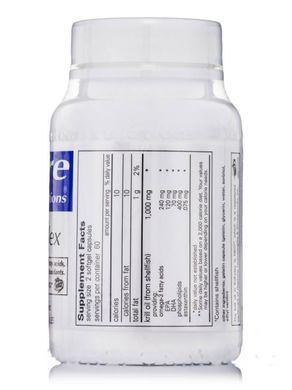 Олія криля Pure Encapsulations (Krill-Plex) 120 капсул