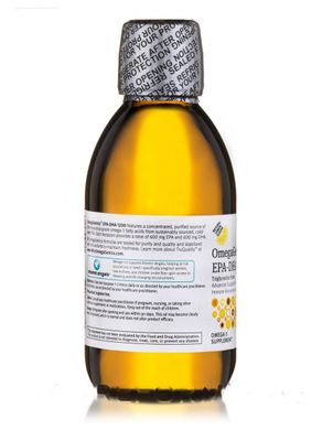 Омега ЕПК-ДГК 1200 форма тригліцериду натуральний лимонний смак Metagenics (OmegaGenics EPA-DHA 1200 Triglyceride Form Natural Lemon Flavor) 200 мл