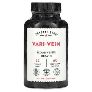 Vari-Vein, Crystal Star, 60 вегетарианских капсул купить в Киеве и Украине