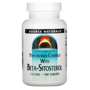 Фитостерольный комплекс с бета-ситостеролом Source Naturals (Phytosterol Complex with Beta Sitosterol) 180 таблеток купить в Киеве и Украине